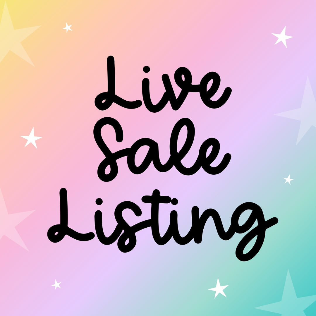 ***Live Sale -Glitters** Live Sale Listing 10.5.25