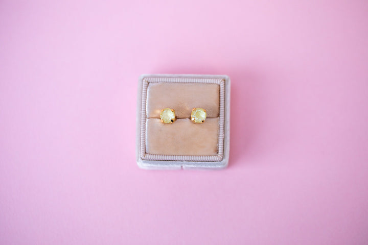 6mm Limoncello Twinkle Studs or Drops