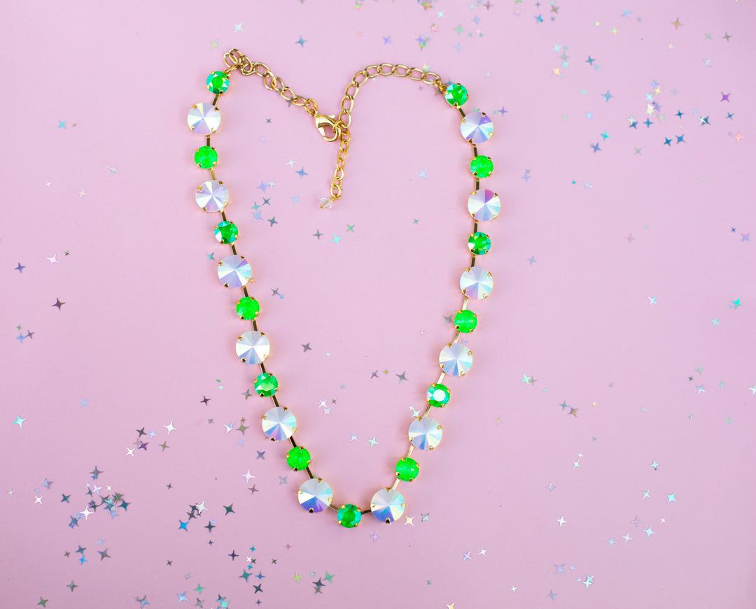 12mm/8mm 25 setting Necklace: 2026 Pink Retreat Exclusive