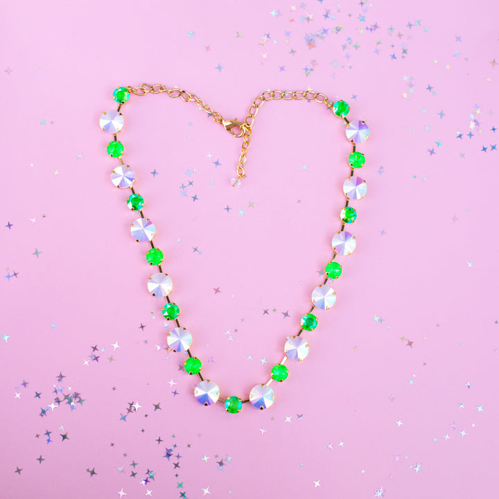 12mm/8mm 25 setting Necklace: 2026 Pink Retreat Exclusive