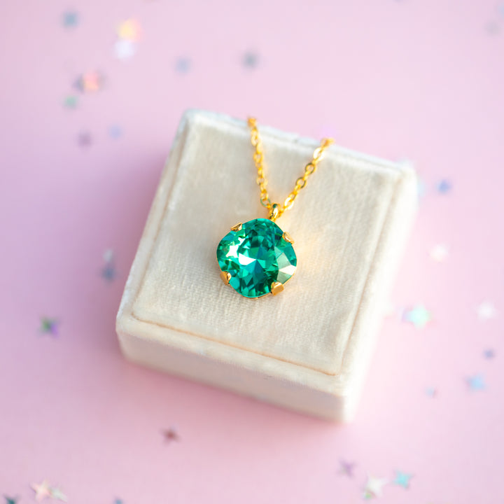 12mm Cushion Cut Necklace - Seaside