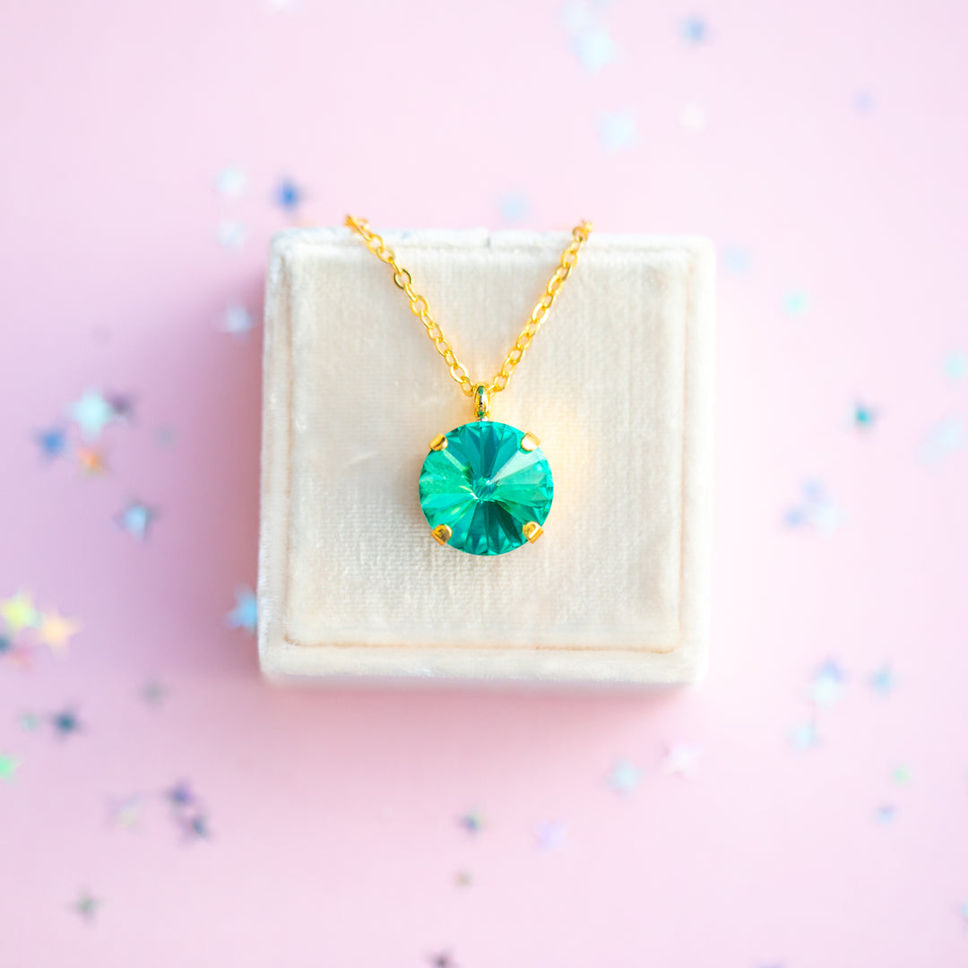 12mm Rivoli Necklace - Seaside