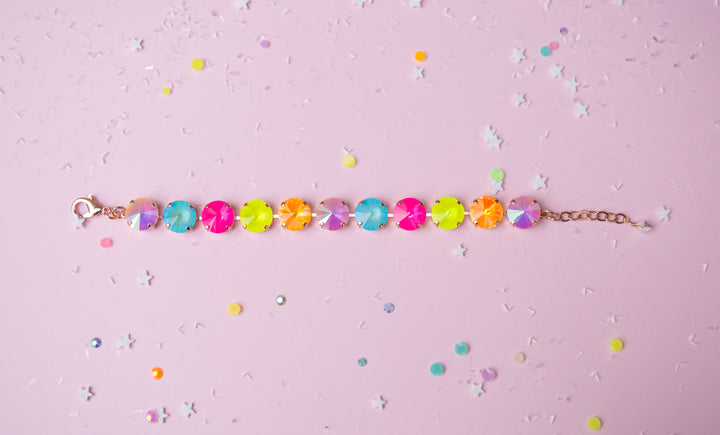 12mm Rivoli Crystal Bracelet: Sparkly Friend