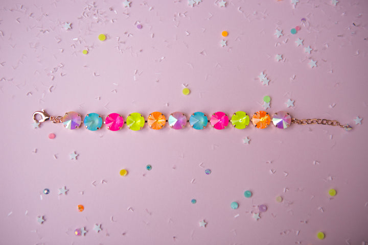 12mm Rivoli Crystal Bracelet: Sparkly Friend