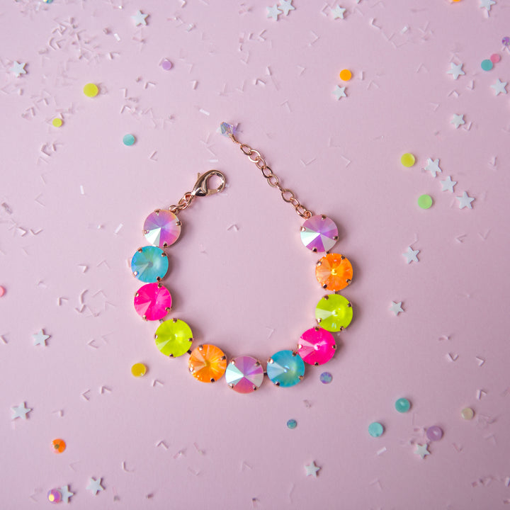 12mm Rivoli Crystal Bracelet: Sparkly Friend