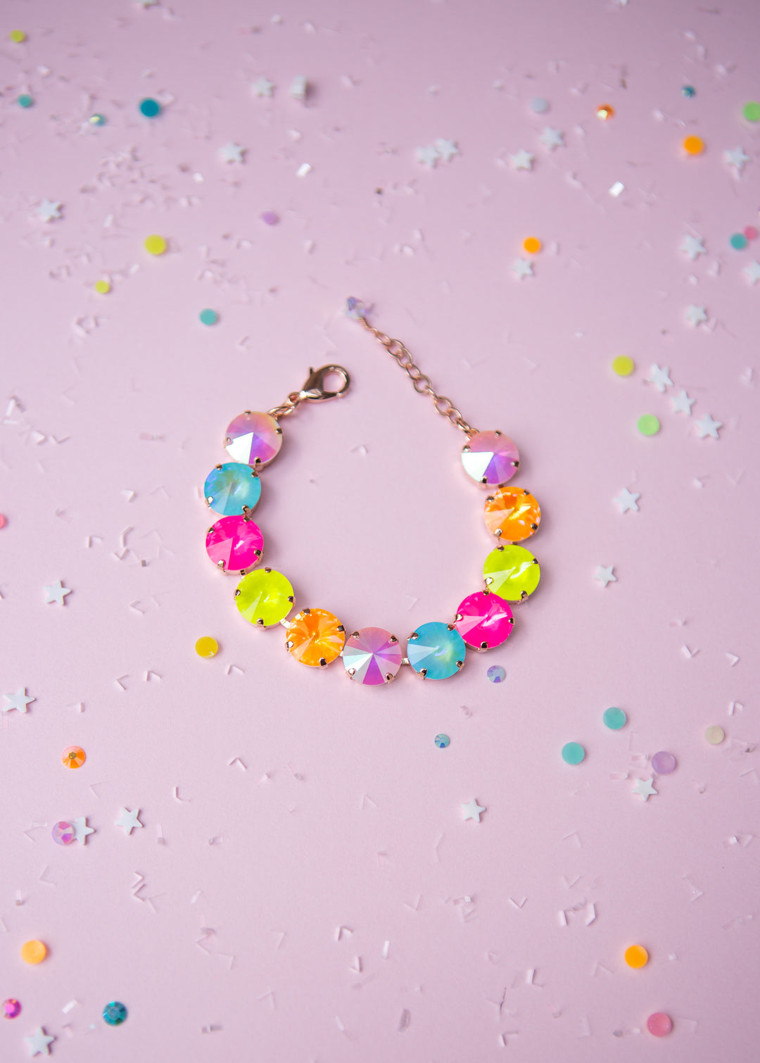 12mm Rivoli Crystal Bracelet: Sparkly Friend