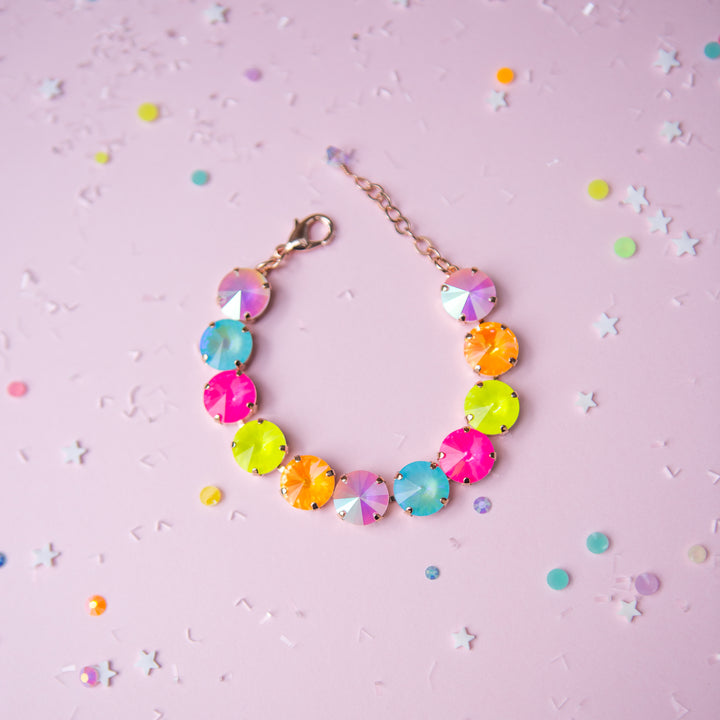 12mm Rivoli Crystal Bracelet: Sparkly Friend