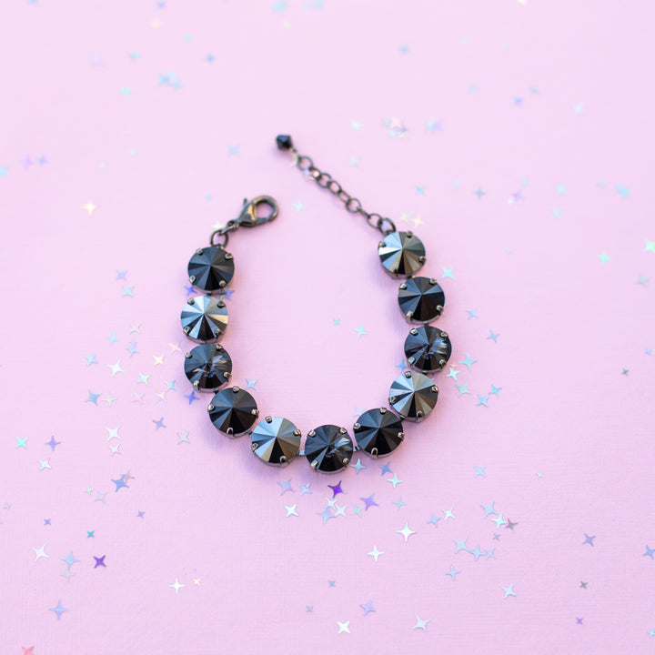 12mm Rivoli Crystal Bracelet: Classy Lady