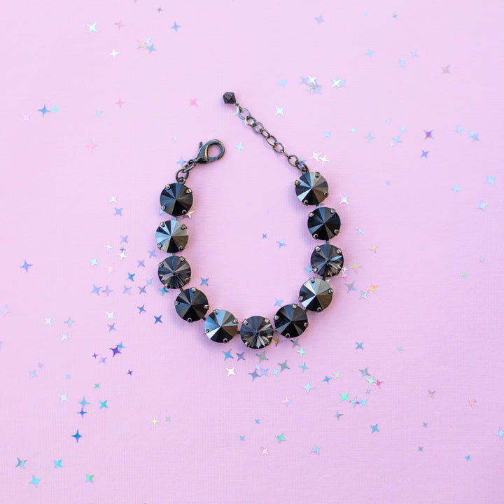 12mm Rivoli Crystal Bracelet: Classy Lady