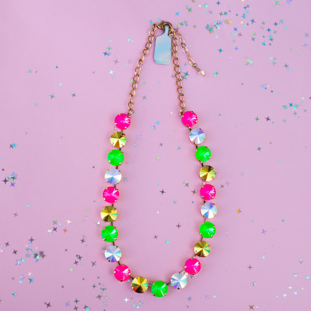 12mm 21 setting Necklace: 2026 Pink Retreat Exclusive