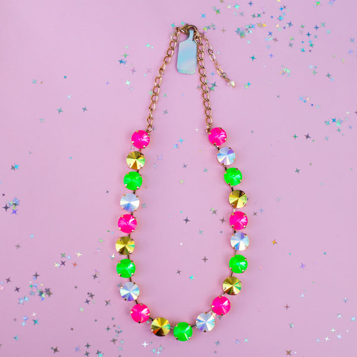 12mm 21 setting Necklace: 2026 Pink Retreat Exclusive