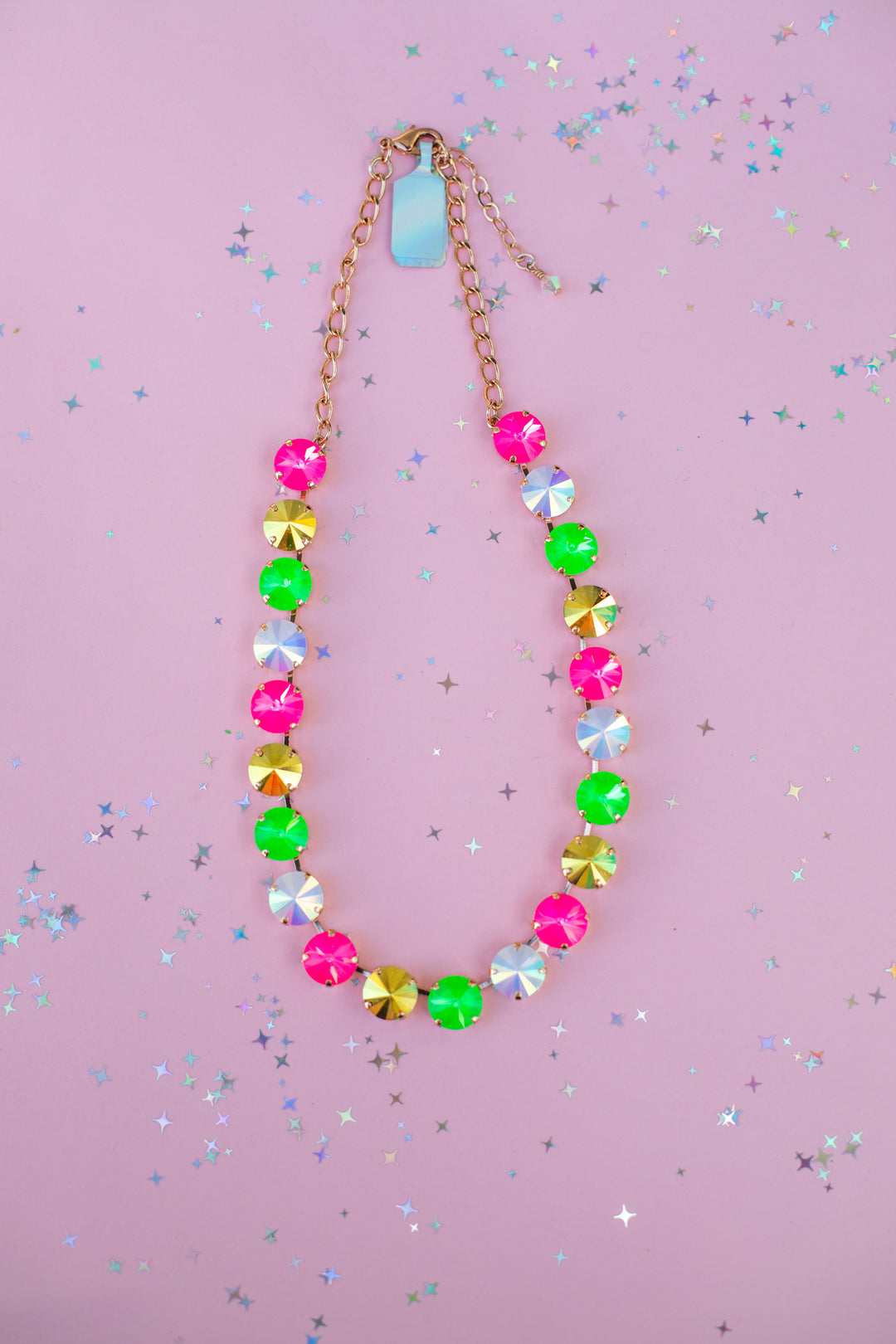 12mm 21 setting Necklace: 2026 Pink Retreat Exclusive