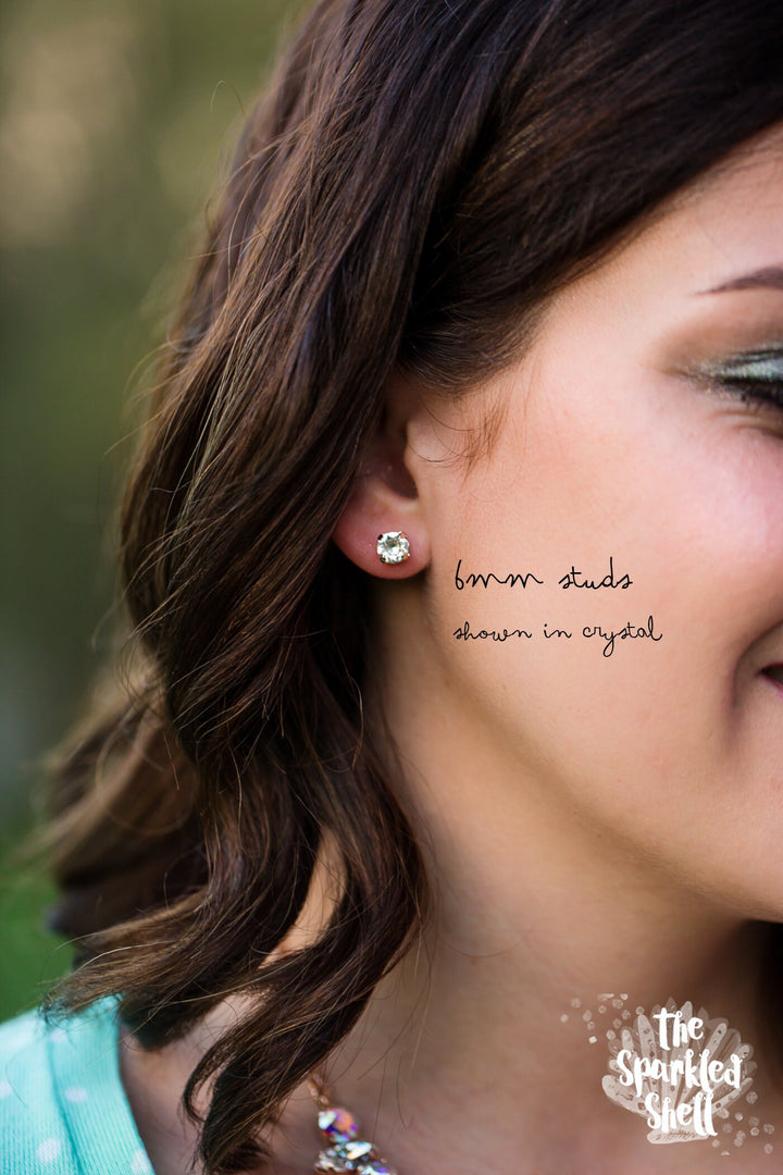 6mm Limoncello Twinkle Studs or Drops