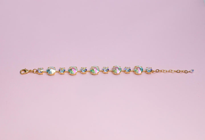 12/8mm Rivoli Bracelet Transmission- choose setting color and length