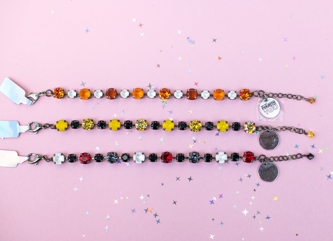 8/6mm Crystal Bracelet: May the 4th be with you: ONLY ONE OF EACH AVAILABLE