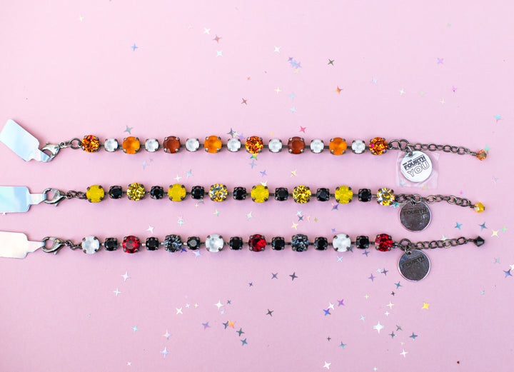 8/6mm Crystal Bracelet: May the 4th be with you: ONLY ONE OF EACH AVAILABLE