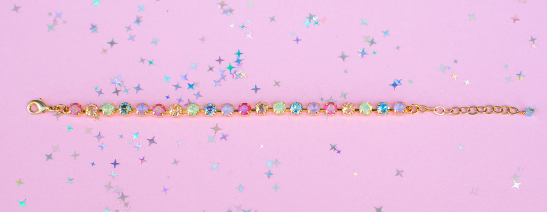 5mm Crystal Bracelet: Imagination Rainbow