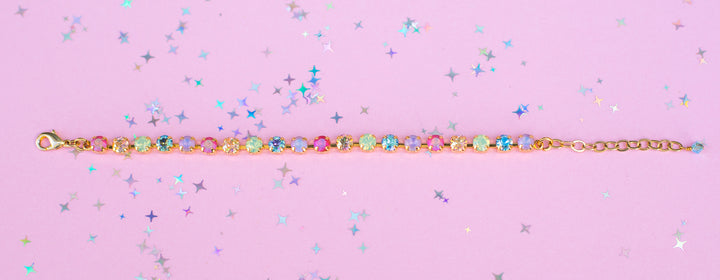 5mm Crystal Bracelet: Imagination Rainbow