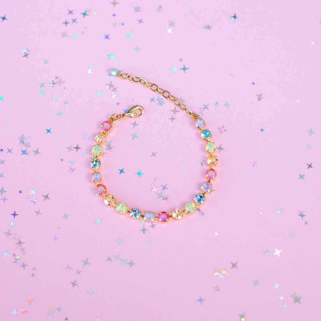 5mm Crystal Bracelet: Imagination Rainbow