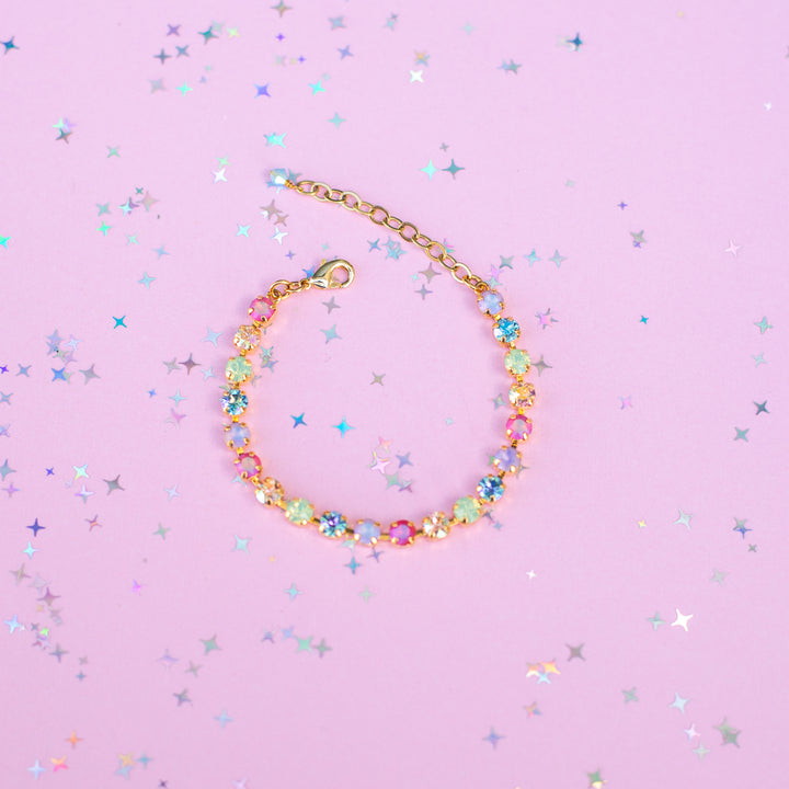 5mm Crystal Bracelet: Imagination Rainbow