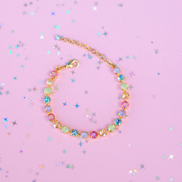 5mm Crystal Bracelet: Imagination Rainbow