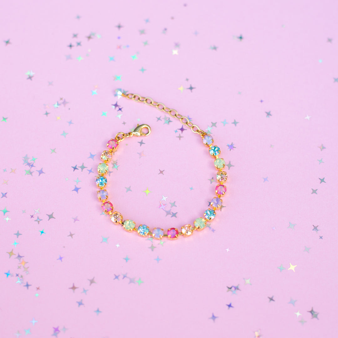 5mm Crystal Bracelet: Imagination Rainbow