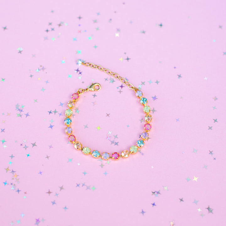 5mm Crystal Bracelet: Imagination Rainbow