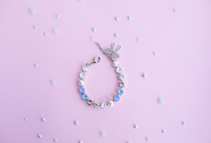 Carriage Ride 8mm Crystal Bracelet - choose setting color and length