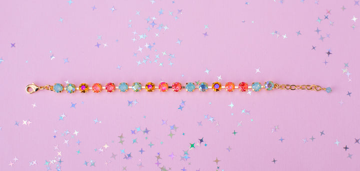 6mm Crystal Bracelet: Life of a Showgirl - Choose setting Color and Length