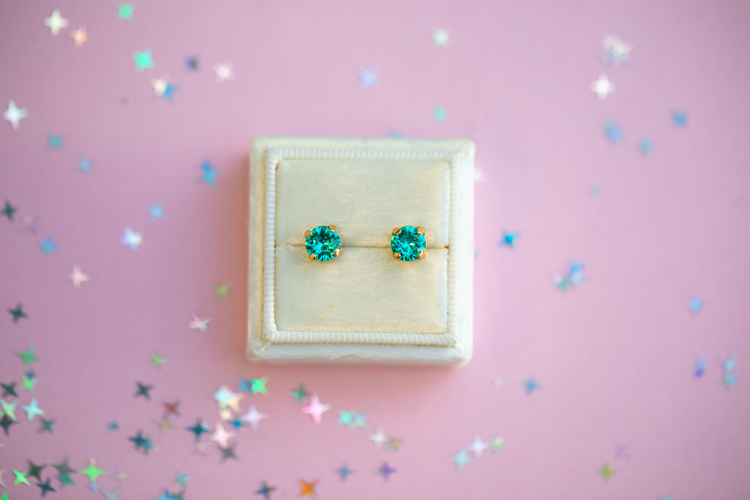 The Shell Petite Stud— 6mm (Seaside)