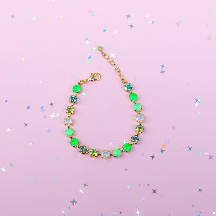 6mm Crystal Bracelet: My Key Lime Pie with OPALS