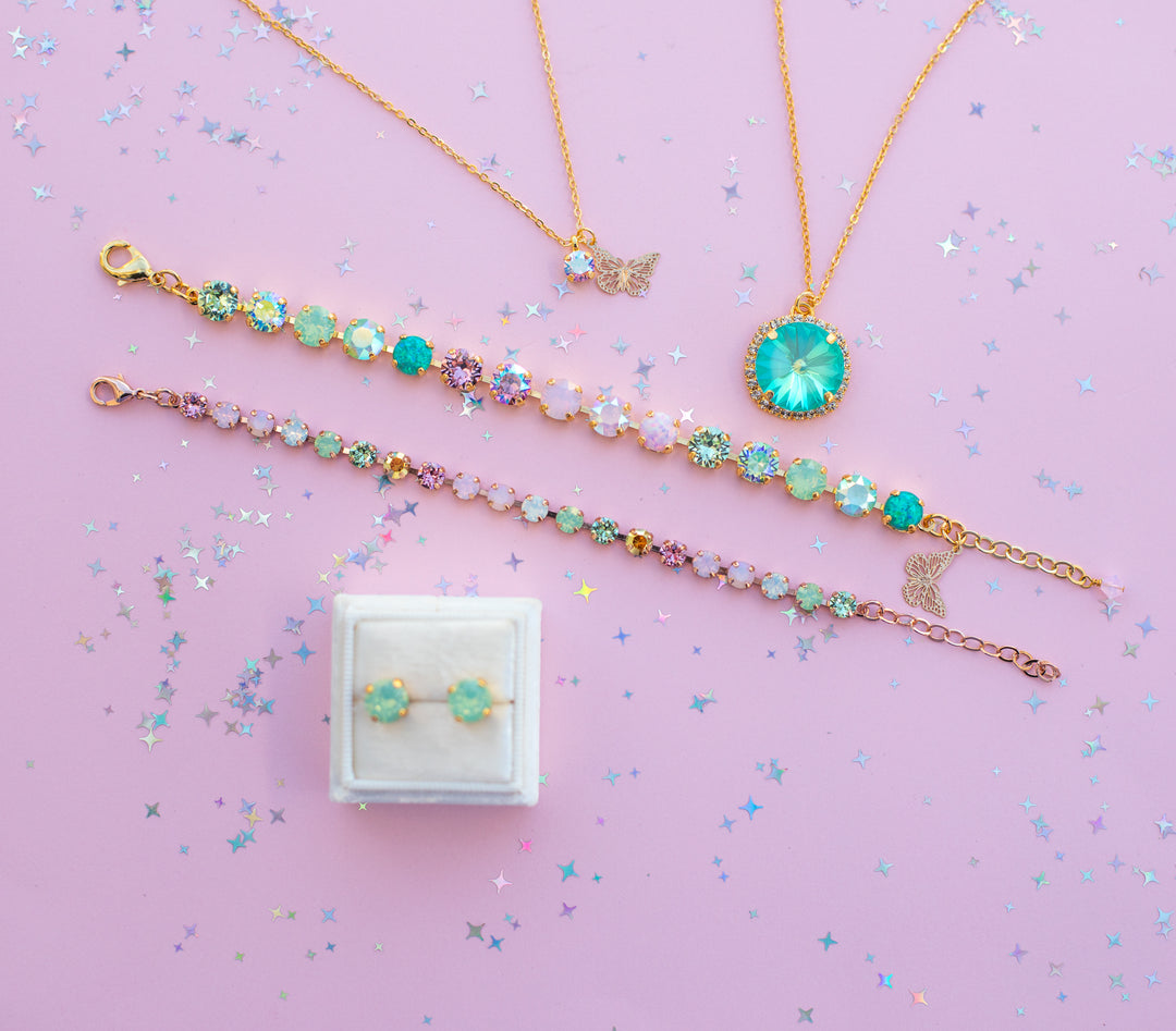 8mm Crystal Bracelet: Entourage