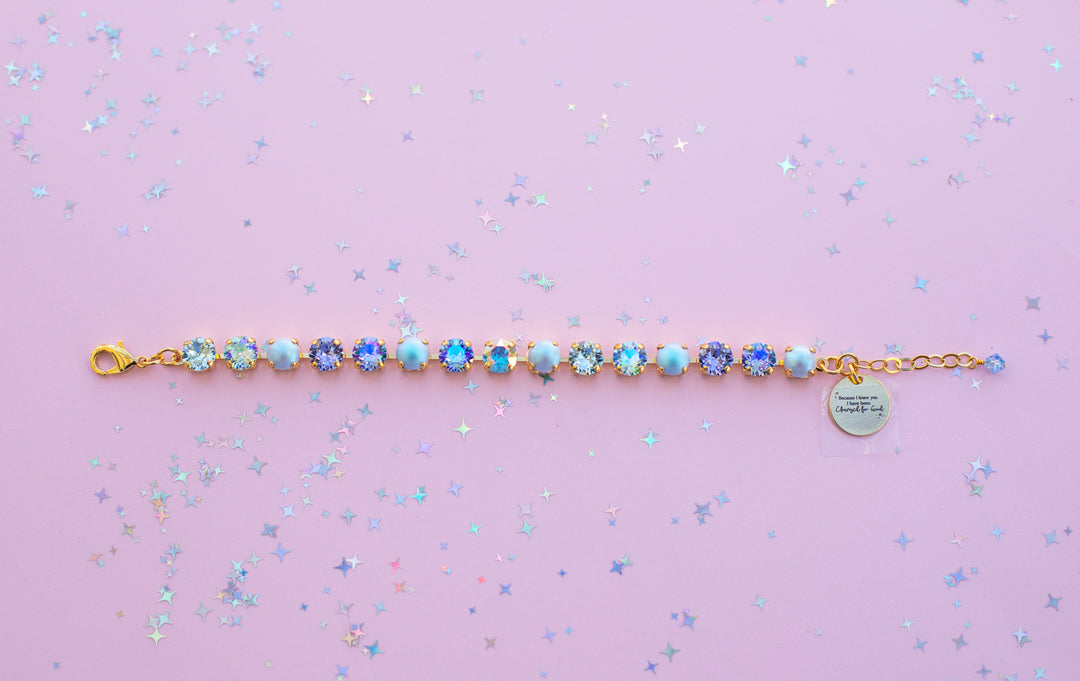 8mm Crystal Bracelet: For Good