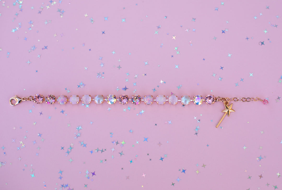 8mm Crystal Bracelet: GA-Linda