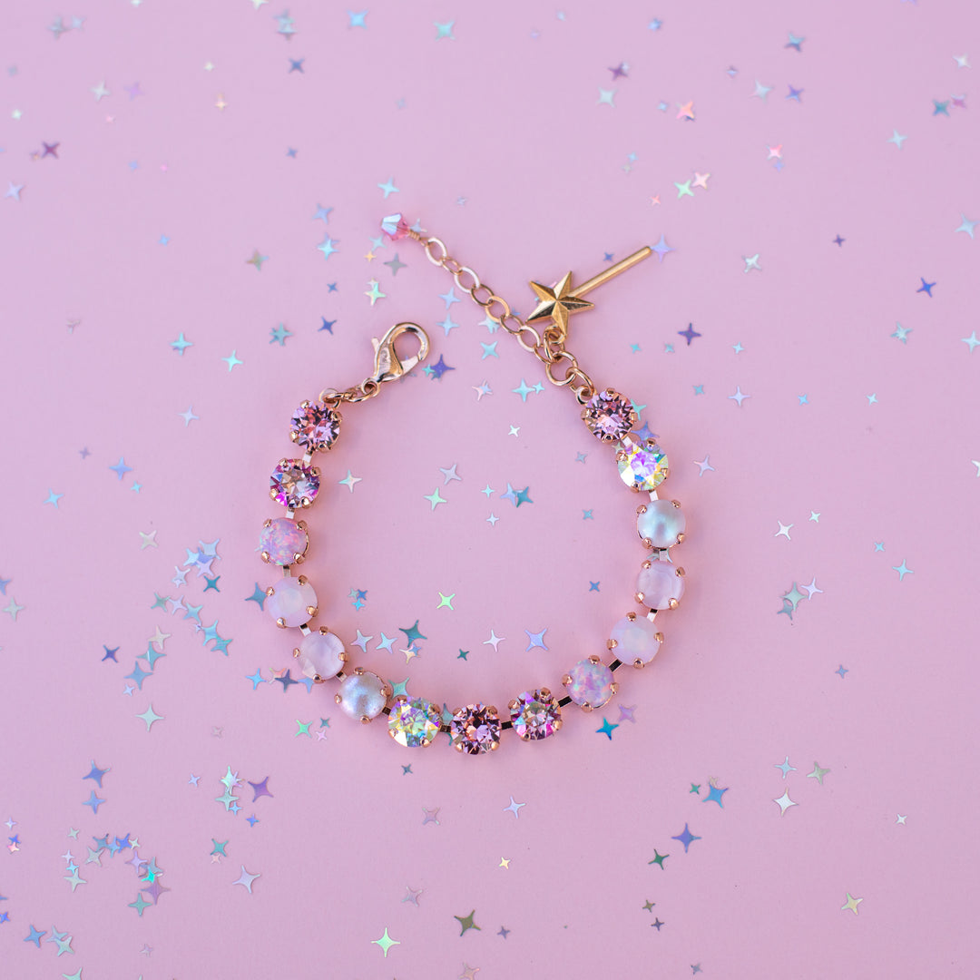 8mm Crystal Bracelet: GA-Linda