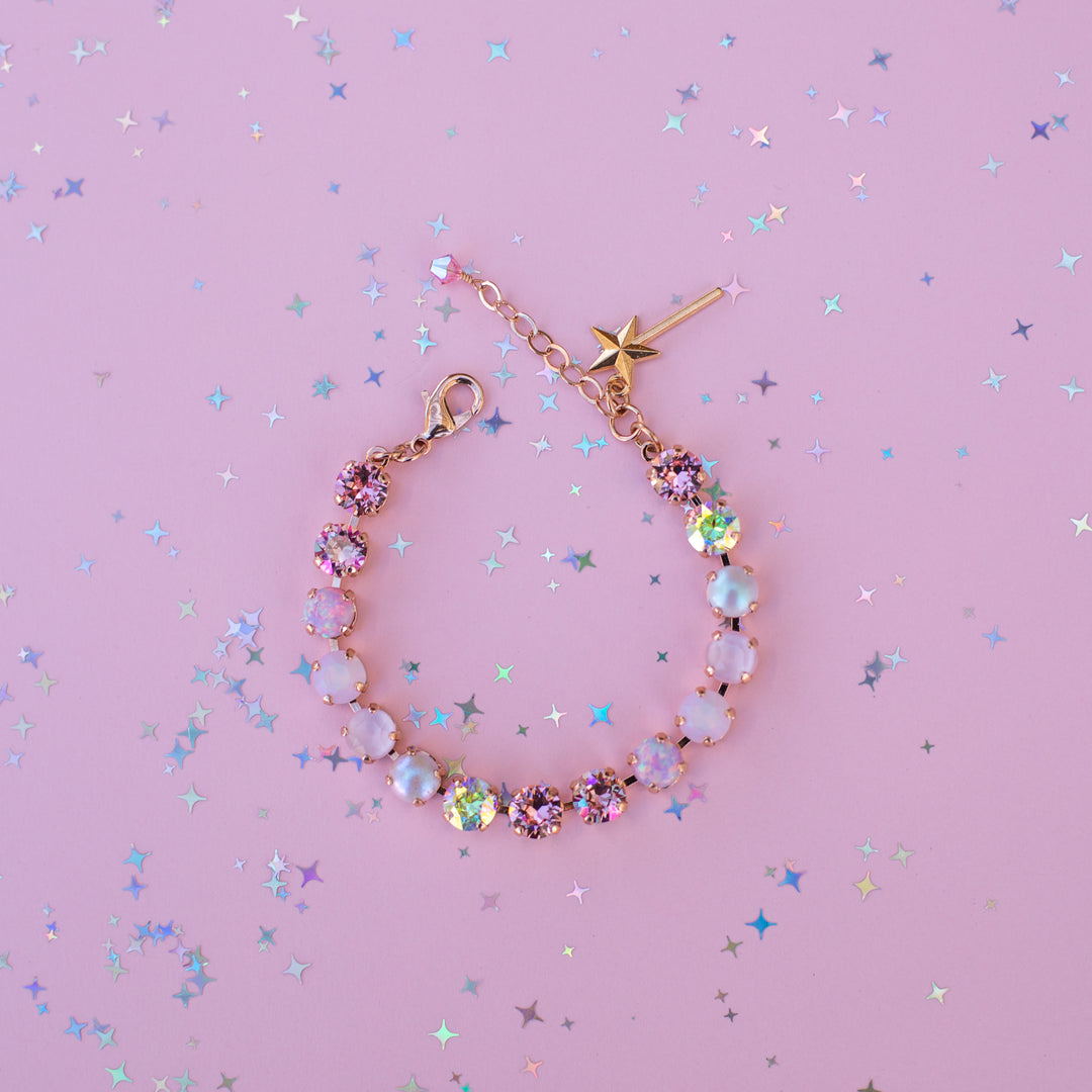 8mm Crystal Bracelet: GA-Linda