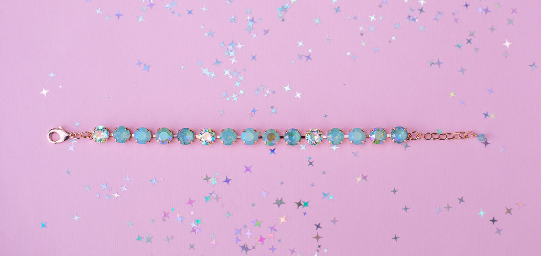 8mm Crystal Bracelet: Mint to be a Mastermind