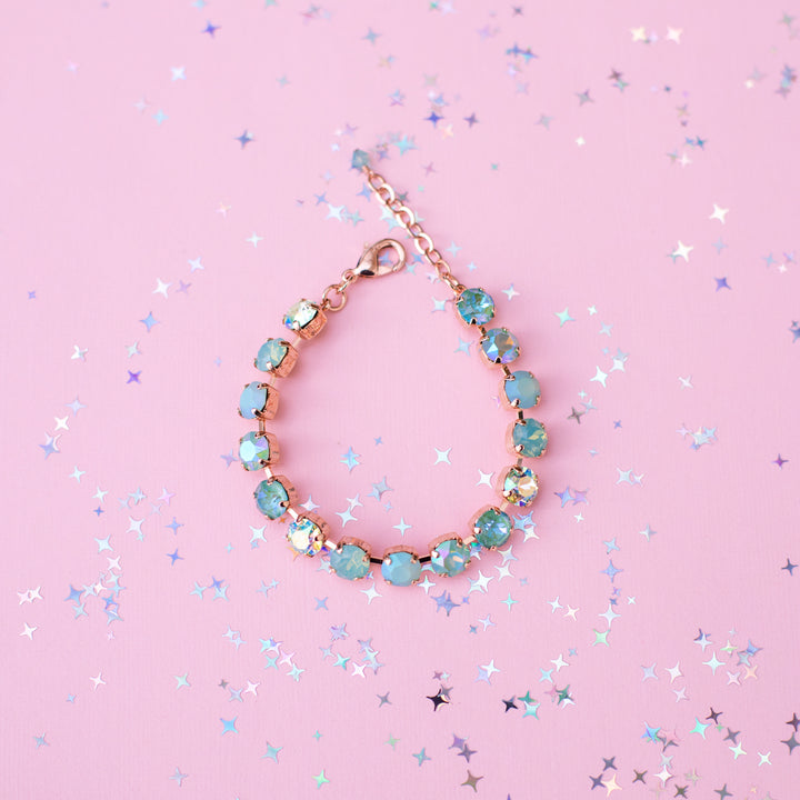 8mm Crystal Bracelet: Mint to be a Mastermind