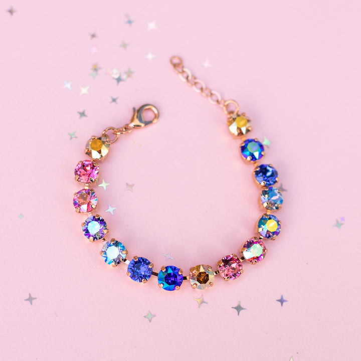 8mm Crystal Bracelet: Paint the Night