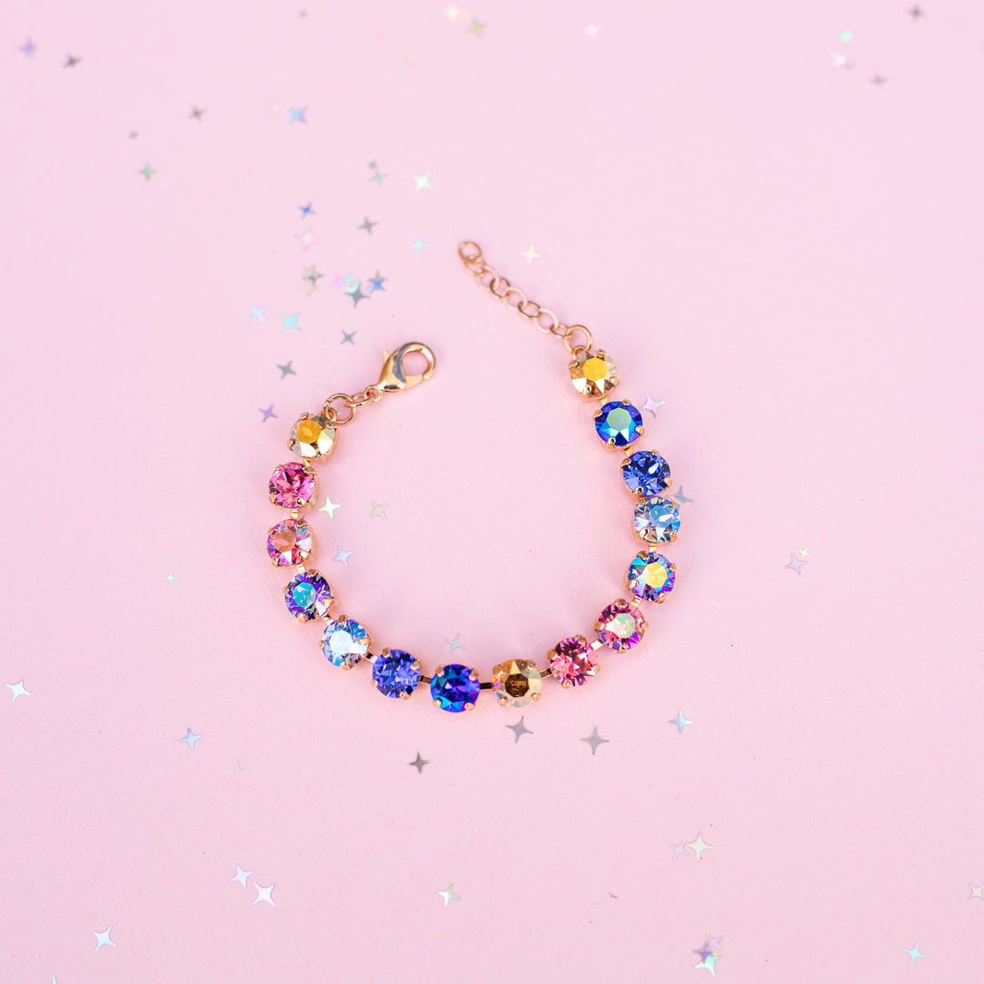 8mm Crystal Bracelet: Paint the Night