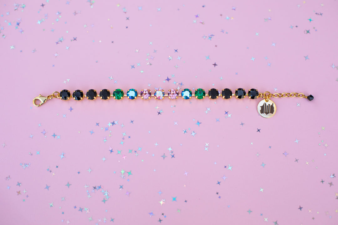 8mm Crystal Bracelet: Peculiar Friends