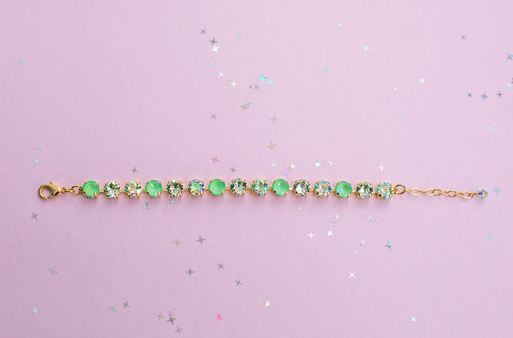 8mm Crystal Bracelet: Tropic Tangle