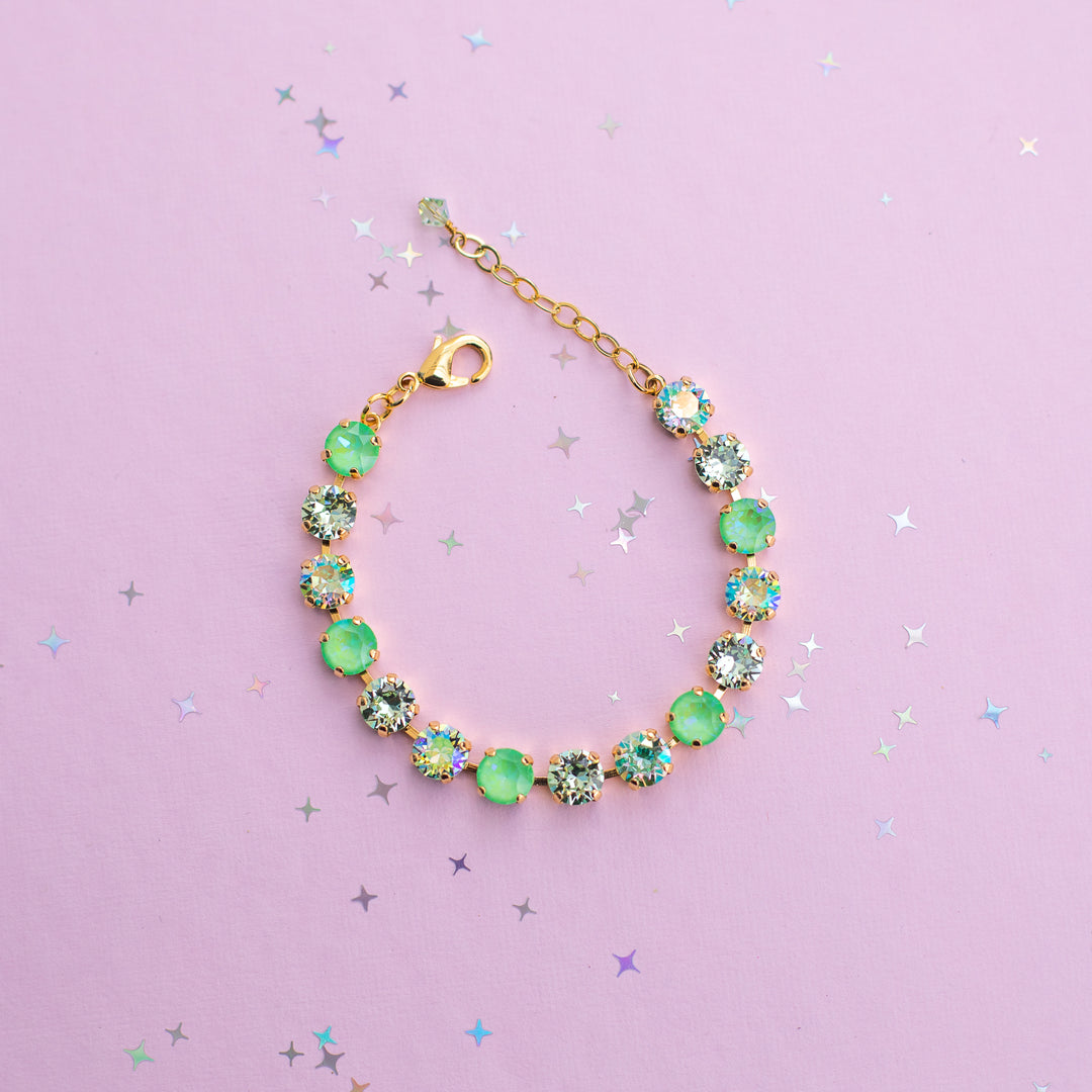 8mm Crystal Bracelet: Tropic Tangle