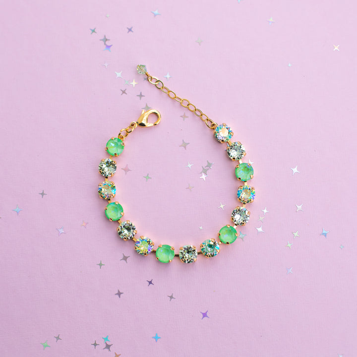 8mm Crystal Bracelet: Tropic Tangle