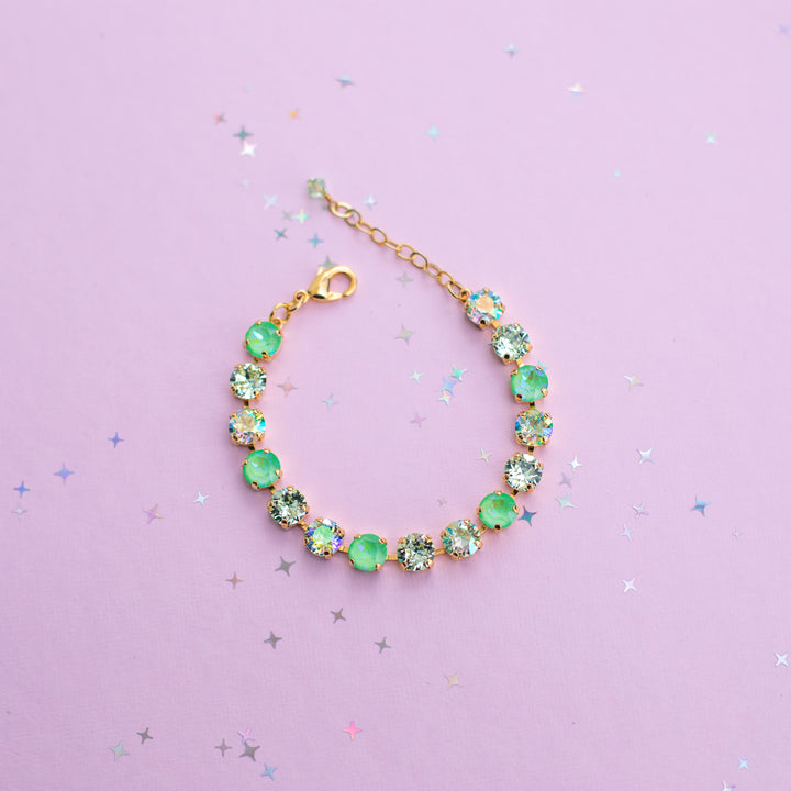 8mm Crystal Bracelet: Tropic Tangle