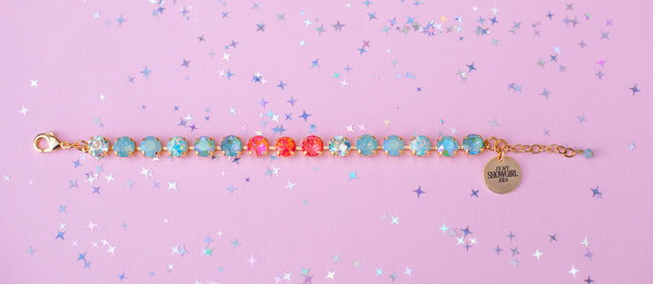 8mm Crystal Bracelet: Showbiz Baby WITH OPALS