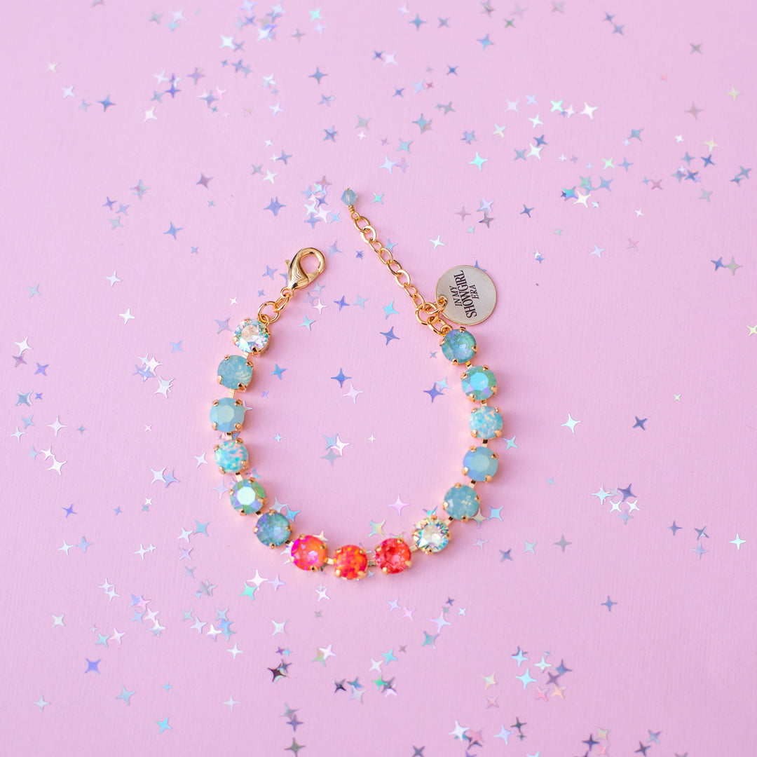 8mm Crystal Bracelet: Showbiz Baby WITH OPALS