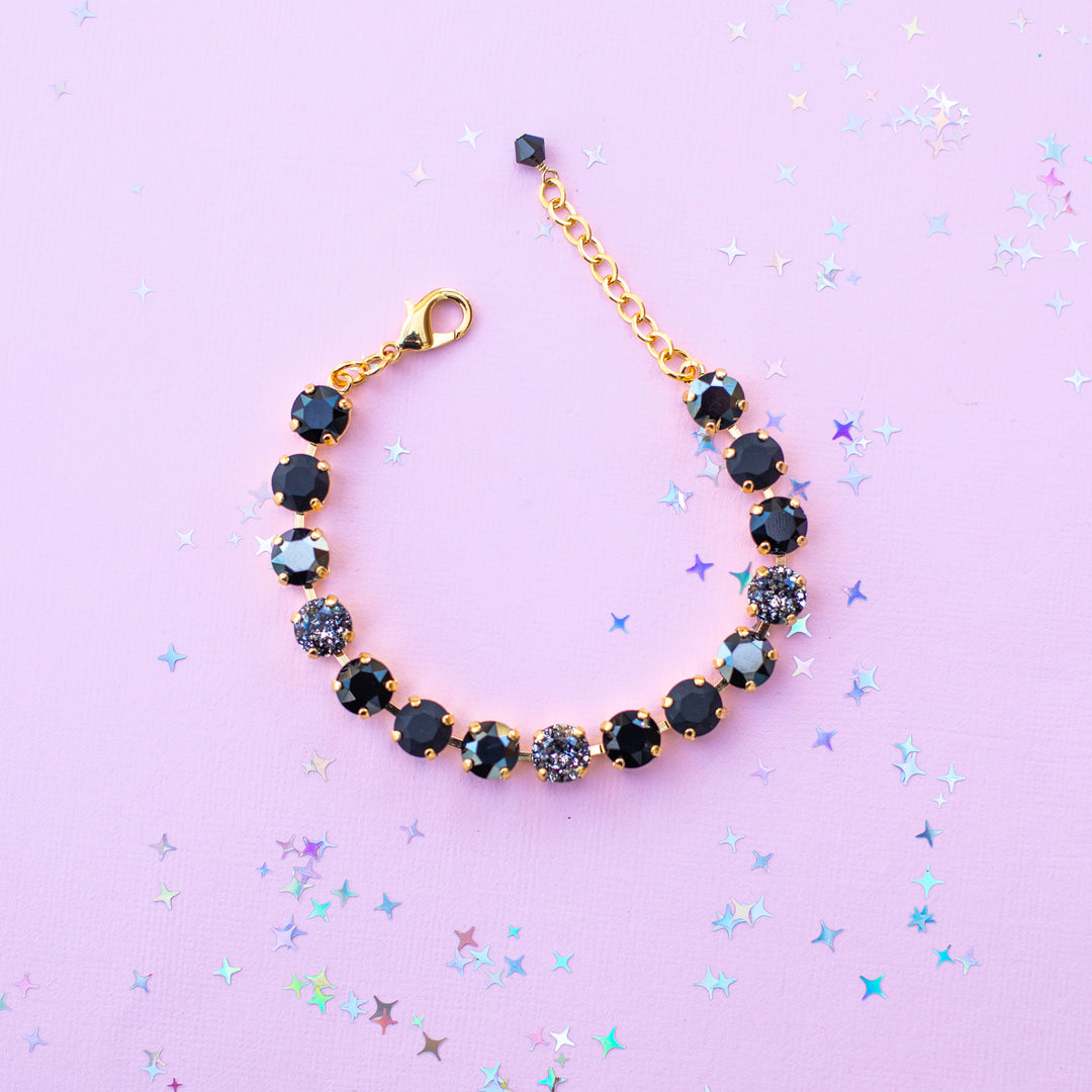 8mm Crystal Bracelet: Classy Lady