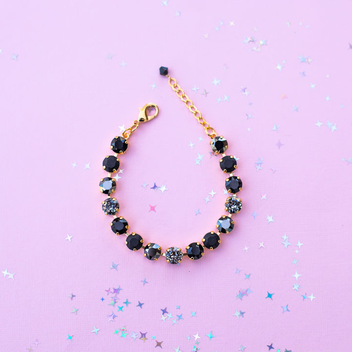 8mm Crystal Bracelet: Classy Lady