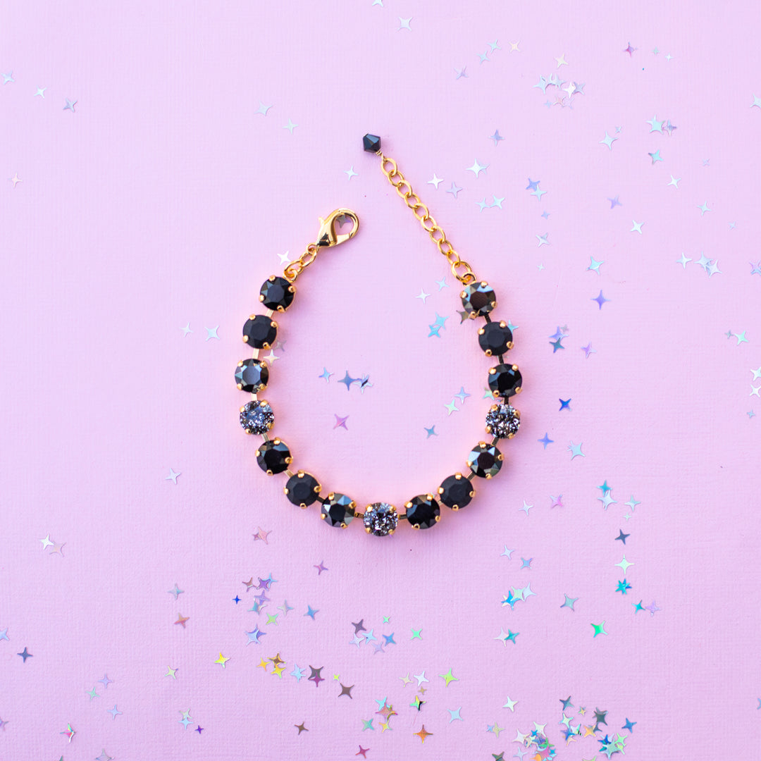8mm Crystal Bracelet: Classy Lady